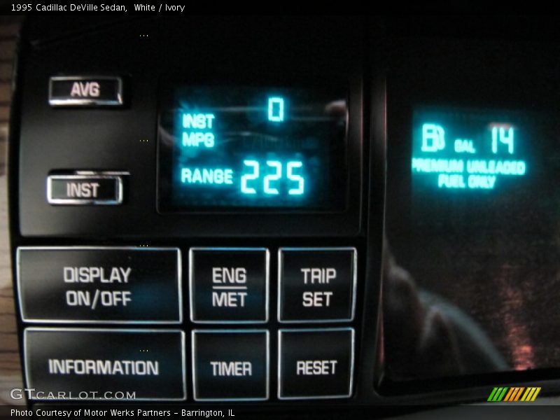 White / Ivory 1995 Cadillac DeVille Sedan