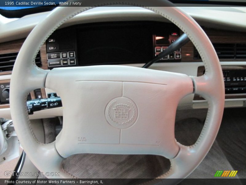 White / Ivory 1995 Cadillac DeVille Sedan
