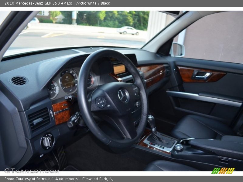 Arctic White / Black 2010 Mercedes-Benz GLK 350 4Matic