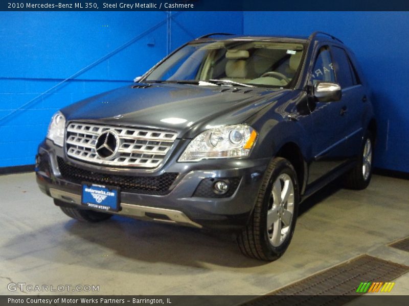 Steel Grey Metallic / Cashmere 2010 Mercedes-Benz ML 350
