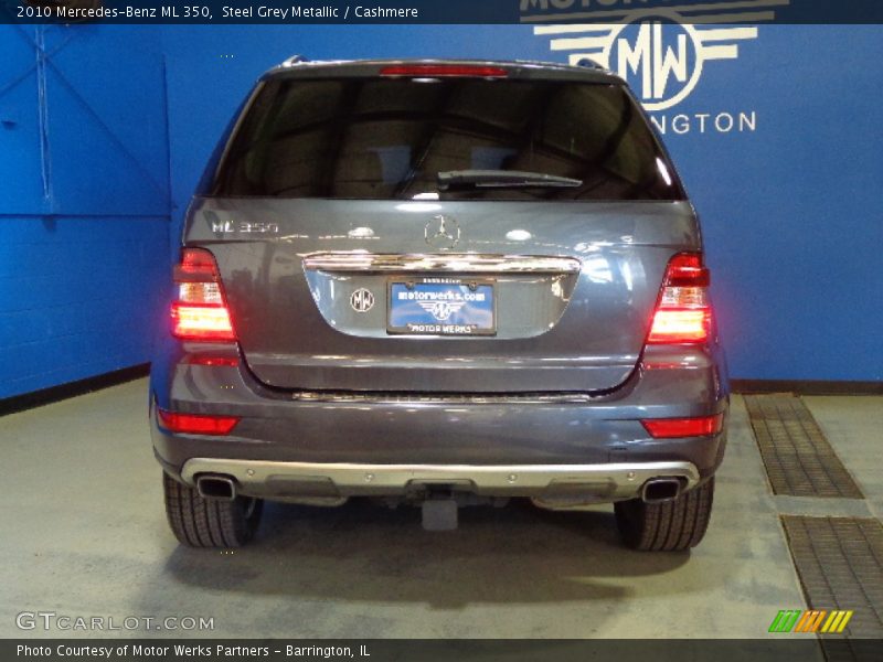 Steel Grey Metallic / Cashmere 2010 Mercedes-Benz ML 350