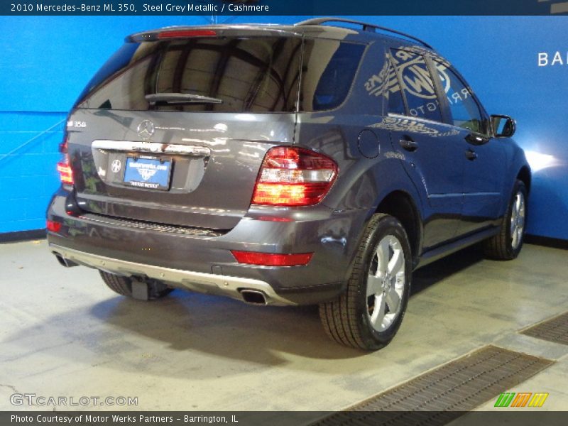 Steel Grey Metallic / Cashmere 2010 Mercedes-Benz ML 350