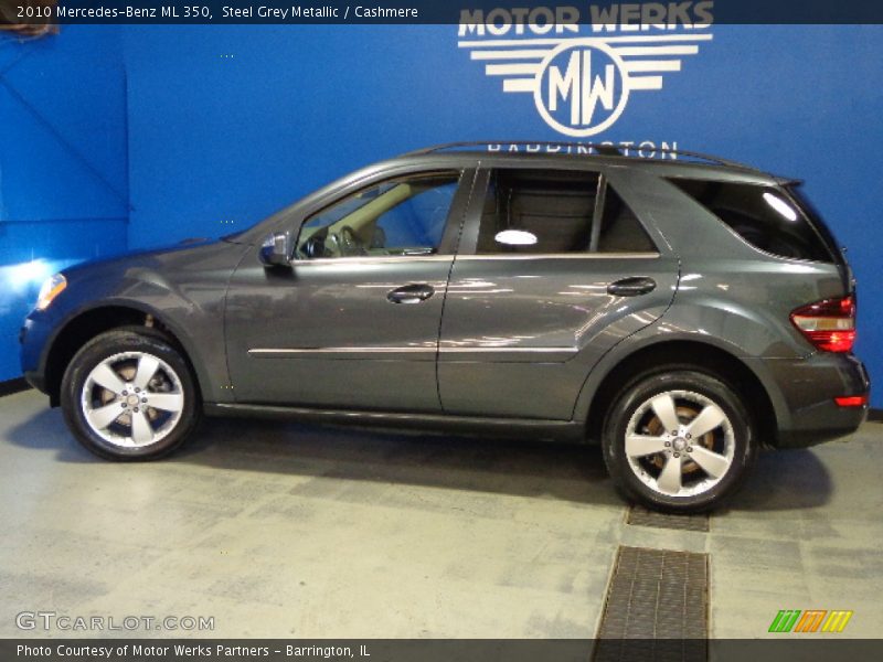 Steel Grey Metallic / Cashmere 2010 Mercedes-Benz ML 350