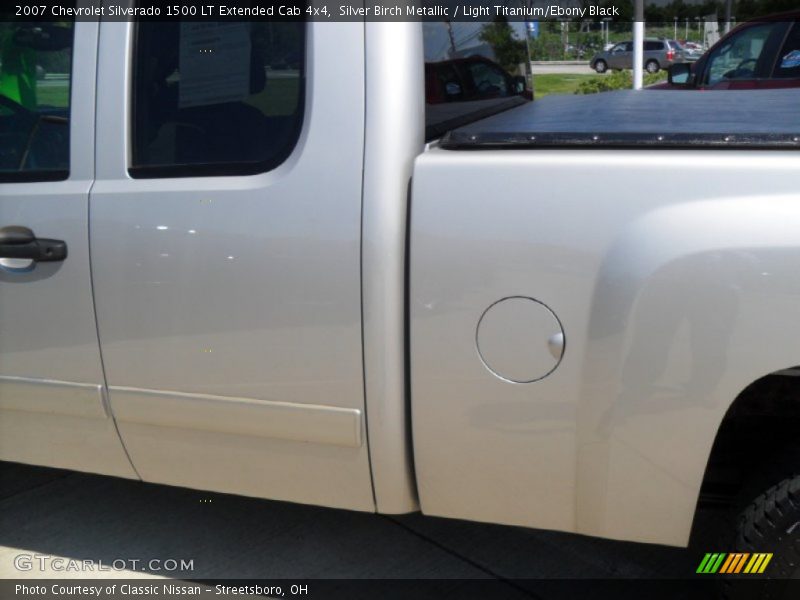Silver Birch Metallic / Light Titanium/Ebony Black 2007 Chevrolet Silverado 1500 LT Extended Cab 4x4