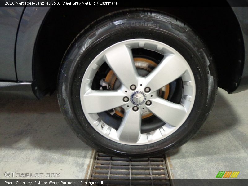 Steel Grey Metallic / Cashmere 2010 Mercedes-Benz ML 350