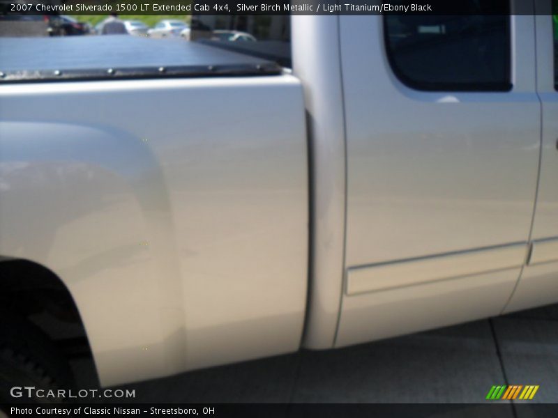 Silver Birch Metallic / Light Titanium/Ebony Black 2007 Chevrolet Silverado 1500 LT Extended Cab 4x4
