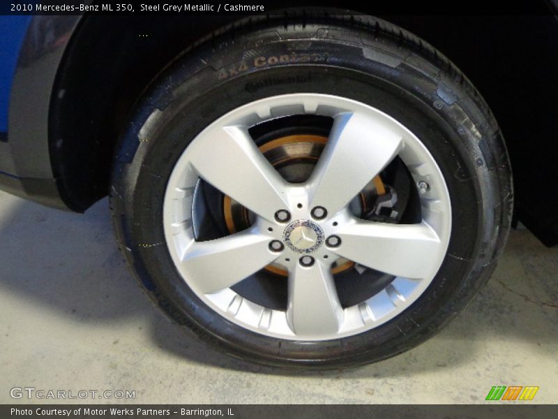 Steel Grey Metallic / Cashmere 2010 Mercedes-Benz ML 350