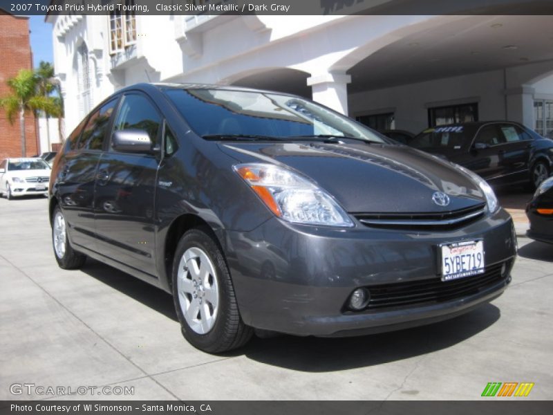 Classic Silver Metallic / Dark Gray 2007 Toyota Prius Hybrid Touring