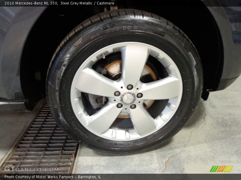 Steel Grey Metallic / Cashmere 2010 Mercedes-Benz ML 350