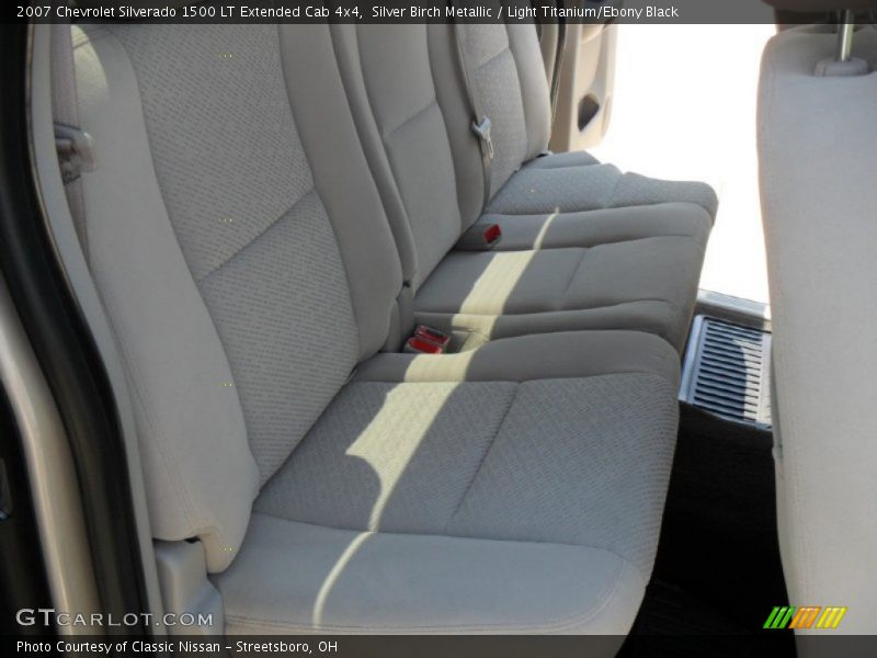 Silver Birch Metallic / Light Titanium/Ebony Black 2007 Chevrolet Silverado 1500 LT Extended Cab 4x4