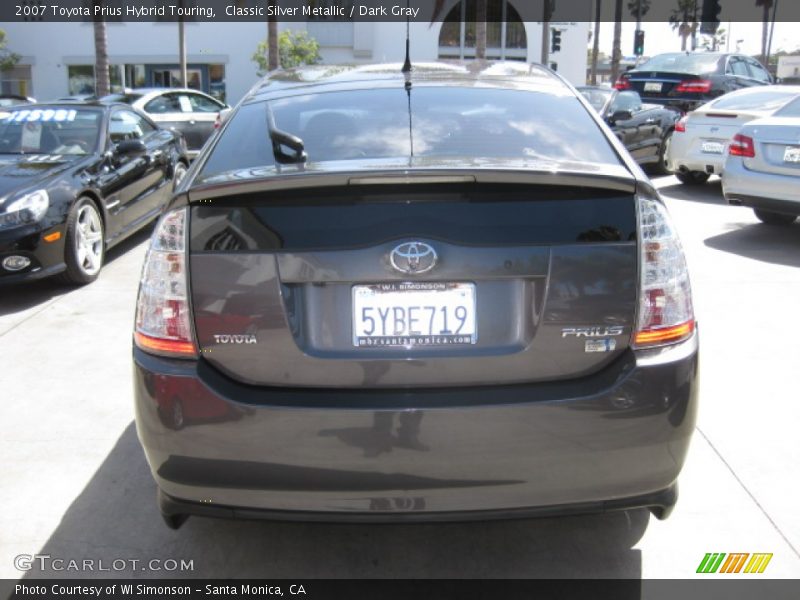 Classic Silver Metallic / Dark Gray 2007 Toyota Prius Hybrid Touring