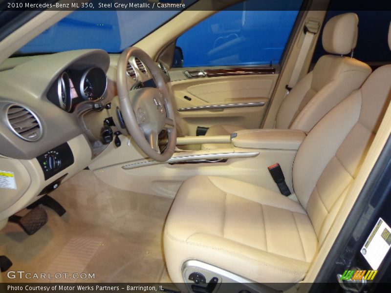 Steel Grey Metallic / Cashmere 2010 Mercedes-Benz ML 350