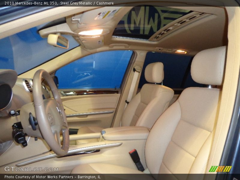 Steel Grey Metallic / Cashmere 2010 Mercedes-Benz ML 350