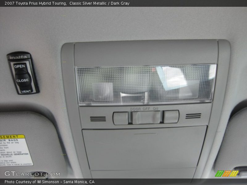 Classic Silver Metallic / Dark Gray 2007 Toyota Prius Hybrid Touring
