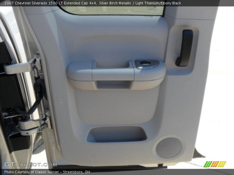 Silver Birch Metallic / Light Titanium/Ebony Black 2007 Chevrolet Silverado 1500 LT Extended Cab 4x4