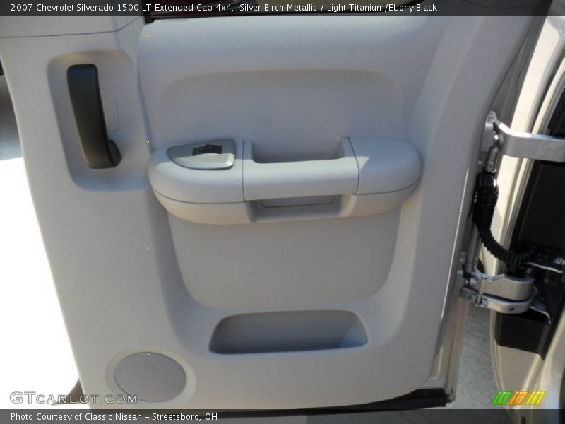 Silver Birch Metallic / Light Titanium/Ebony Black 2007 Chevrolet Silverado 1500 LT Extended Cab 4x4