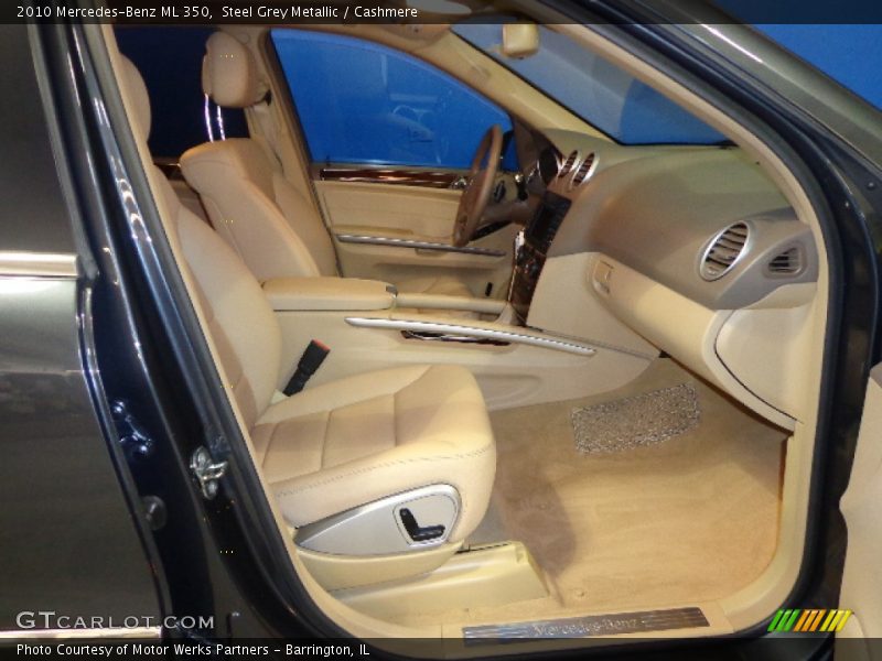 Steel Grey Metallic / Cashmere 2010 Mercedes-Benz ML 350