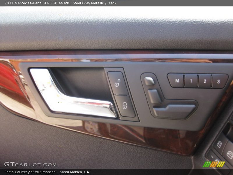 Steel Grey Metallic / Black 2011 Mercedes-Benz GLK 350 4Matic