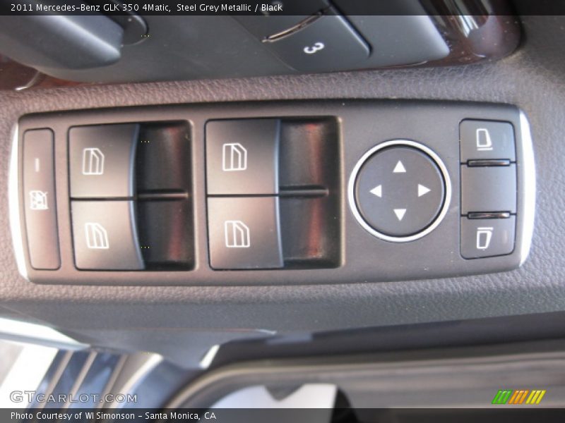 Steel Grey Metallic / Black 2011 Mercedes-Benz GLK 350 4Matic
