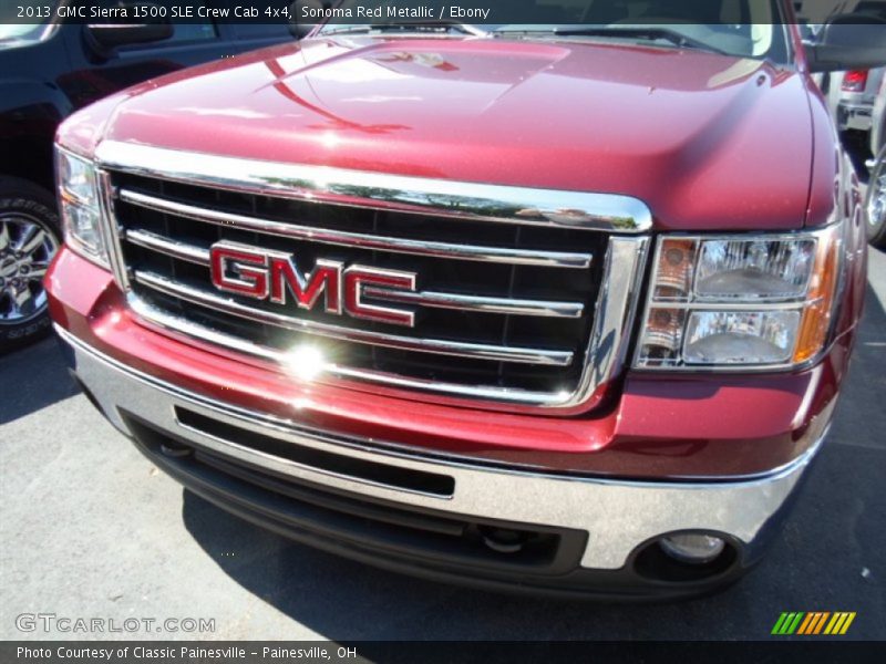 Sonoma Red Metallic / Ebony 2013 GMC Sierra 1500 SLE Crew Cab 4x4