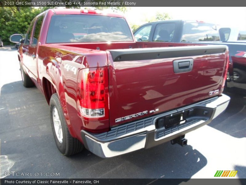 Sonoma Red Metallic / Ebony 2013 GMC Sierra 1500 SLE Crew Cab 4x4