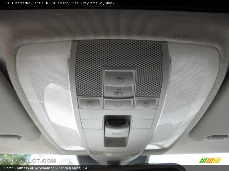 Steel Grey Metallic / Black 2011 Mercedes-Benz GLK 350 4Matic