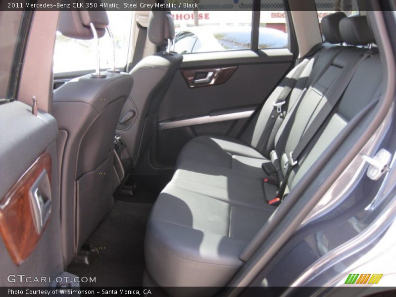 Steel Grey Metallic / Black 2011 Mercedes-Benz GLK 350 4Matic