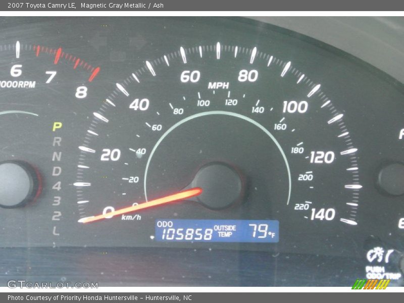 Magnetic Gray Metallic / Ash 2007 Toyota Camry LE