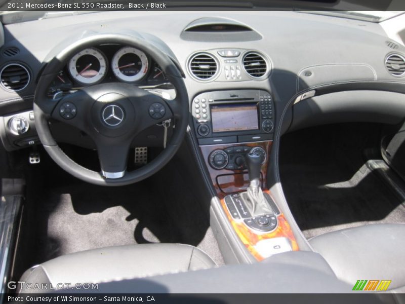 Black / Black 2011 Mercedes-Benz SL 550 Roadster