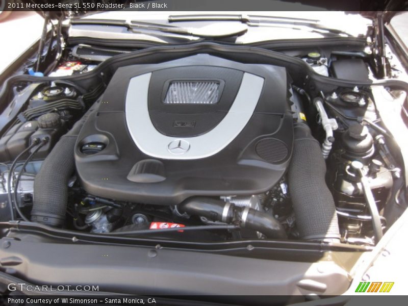 Black / Black 2011 Mercedes-Benz SL 550 Roadster
