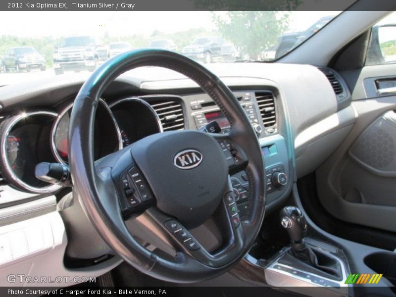 Titanium Silver / Gray 2012 Kia Optima EX