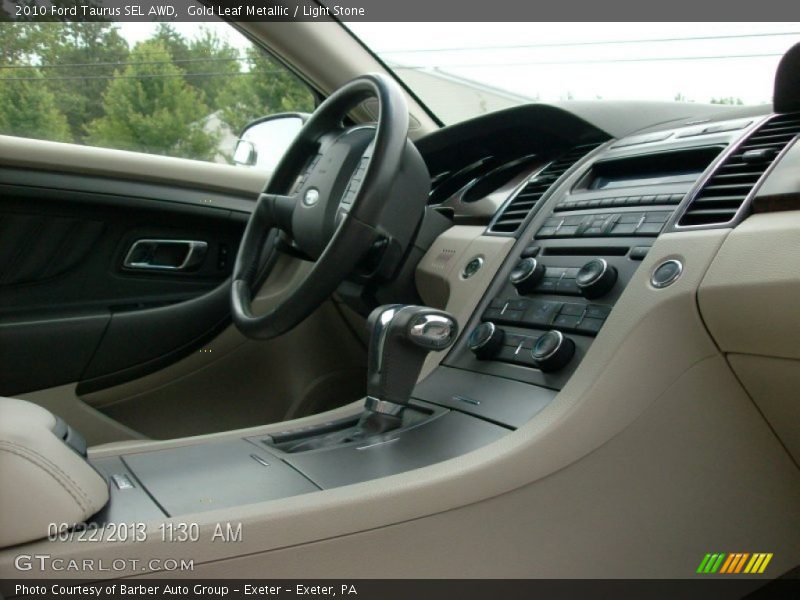 Gold Leaf Metallic / Light Stone 2010 Ford Taurus SEL AWD