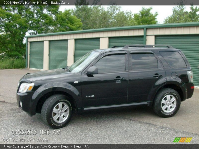 Black / Stone 2008 Mercury Mariner I4 4WD