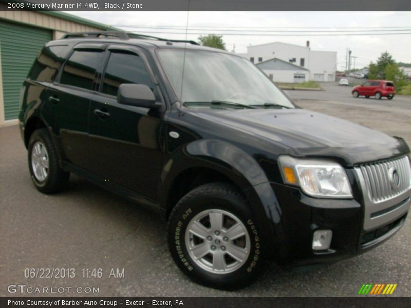 Black / Stone 2008 Mercury Mariner I4 4WD