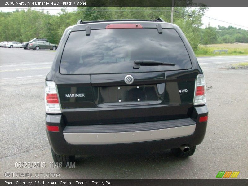 Black / Stone 2008 Mercury Mariner I4 4WD