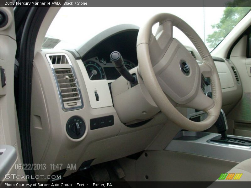 Black / Stone 2008 Mercury Mariner I4 4WD