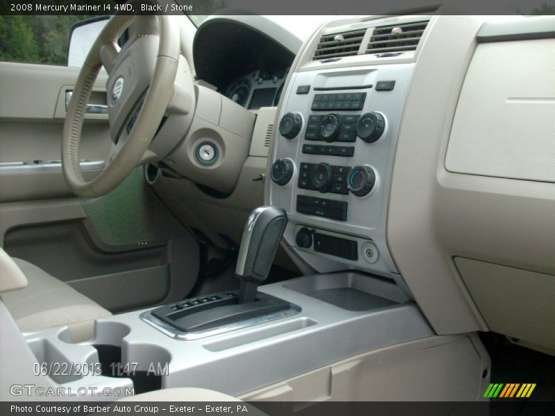 Black / Stone 2008 Mercury Mariner I4 4WD