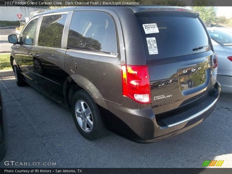 Dark Charcoal Pearl / Black/Light Graystone 2012 Dodge Grand Caravan Crew