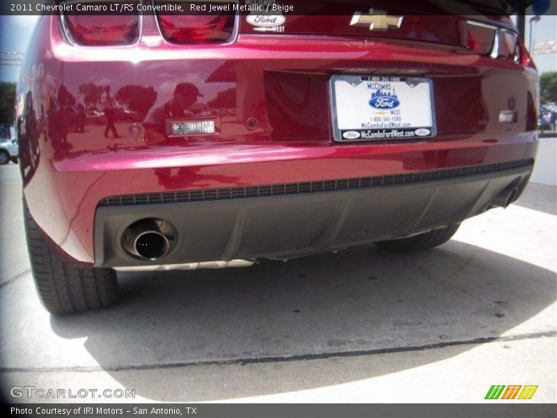 Red Jewel Metallic / Beige 2011 Chevrolet Camaro LT/RS Convertible