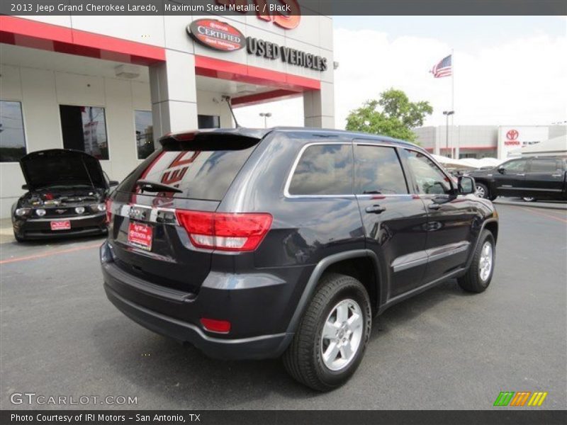 Maximum Steel Metallic / Black 2013 Jeep Grand Cherokee Laredo