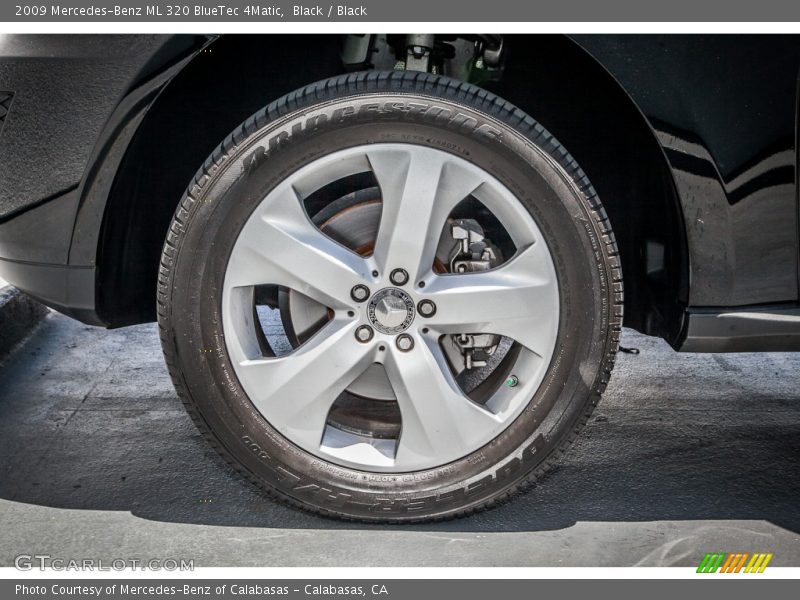 Black / Black 2009 Mercedes-Benz ML 320 BlueTec 4Matic