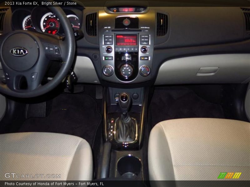 Dashboard of 2013 Forte EX