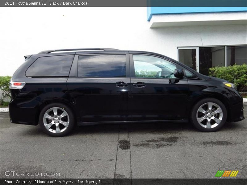 Black / Dark Charcoal 2011 Toyota Sienna SE