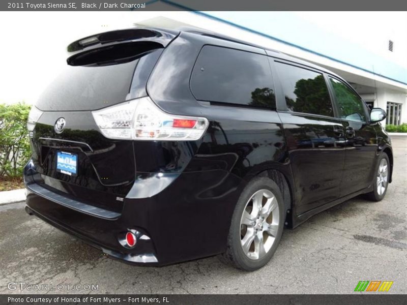 Black / Dark Charcoal 2011 Toyota Sienna SE