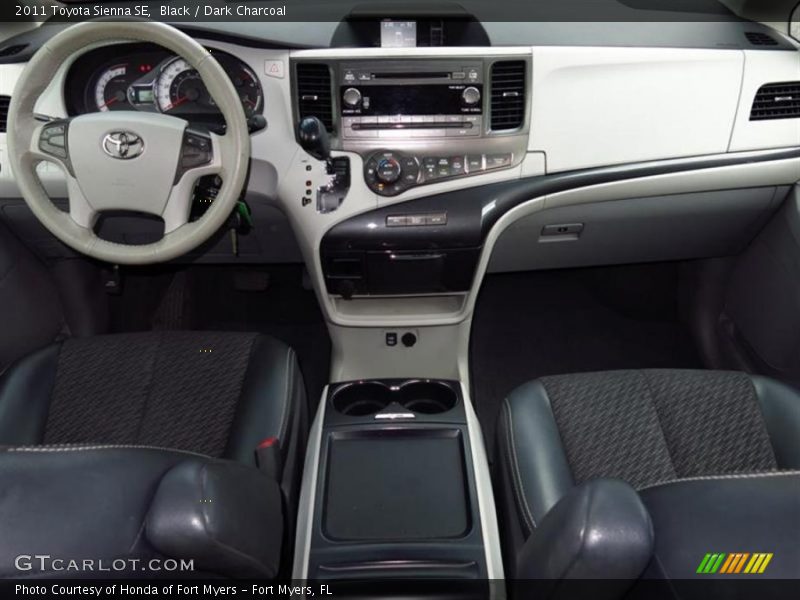 Black / Dark Charcoal 2011 Toyota Sienna SE