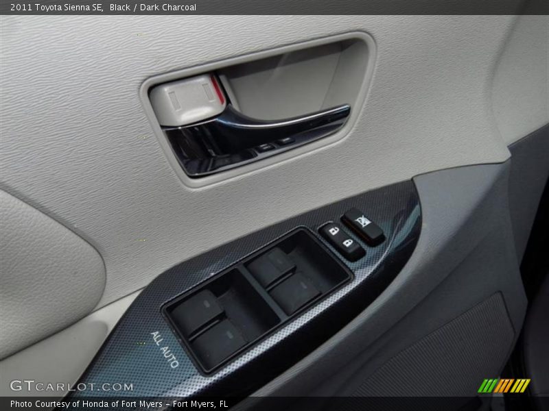 Black / Dark Charcoal 2011 Toyota Sienna SE