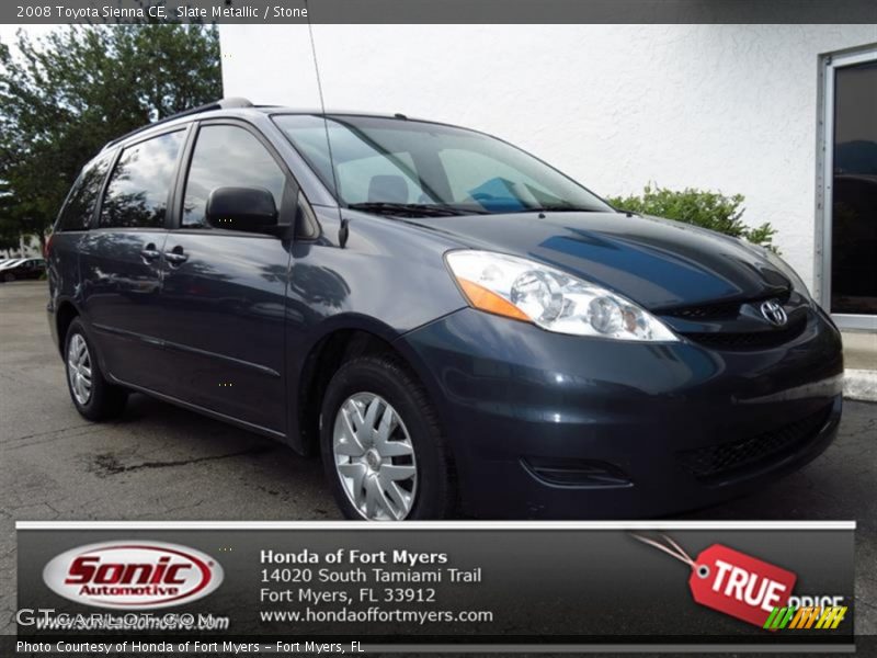 Slate Metallic / Stone 2008 Toyota Sienna CE