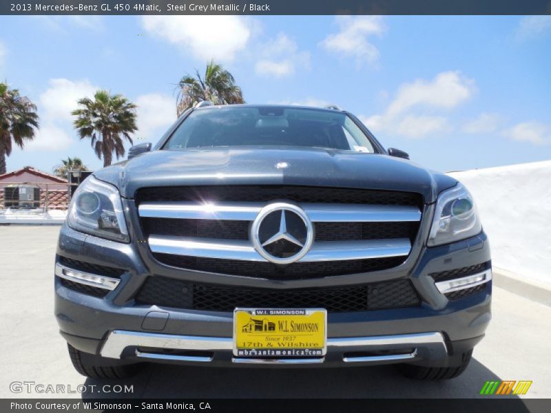 Steel Grey Metallic / Black 2013 Mercedes-Benz GL 450 4Matic