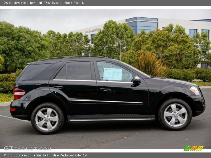 Black / Black 2010 Mercedes-Benz ML 350 4Matic