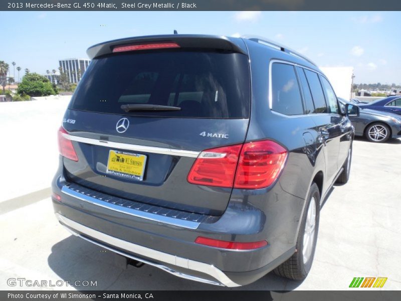 Steel Grey Metallic / Black 2013 Mercedes-Benz GL 450 4Matic
